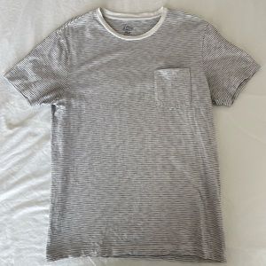 J. Crew striped pocket t shirt small